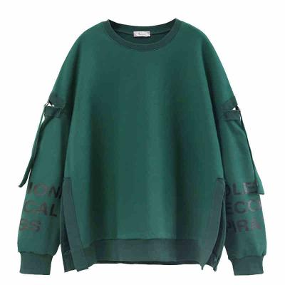 China French Terry Crewneck Anti-pilling Sweatshirt Fashionable Women for sale