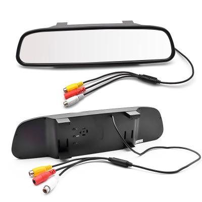 China Mirror Link 5 Inch TFT Panel Rear View Mirror Monitor For Backup Car Reversing Camera for sale