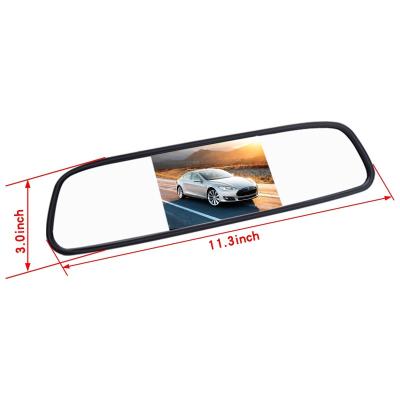 China Wholesale High Quality Ahd Mirror Link Digital Mirror Car Monitor 4.3 Inch LCD Screen For Car for sale