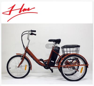 China Hot Sale 24V 250W Multifunctional Adult Middle Motor Three Wheel Electric Fat Tire Ebike for sale