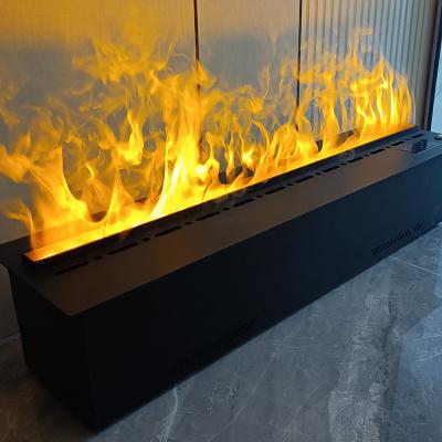 China Can Touch Flame Smart Water Directly 700mm Add Voice Control Vertical Electric and Steam Kamin 3D Fireplace Wasserdampf for sale