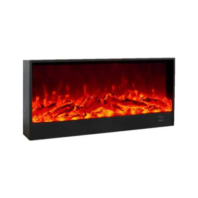 China Modern Unilateral Freestanding Flame Wall Mounted Fireplace Electric Fireplaces 4 Colors Flame for sale