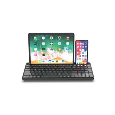 China B083 Latest 3 RGB Mini Computer Slot Laptop Combo OEM Rechargeable Keyboard Wireless Backlit Radio Gaming Keyboard For Tablet Mobile for sale