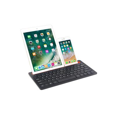 China B022 BT Wireless Multi-Channel Keyboard With Stand OEM Keyboard Slot Portable Wireless Keyboard For Tablet for sale