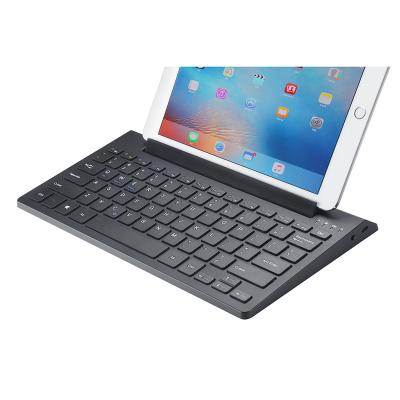 China B050 BT Wireless Mobile Keyboard with Adjustable Angle Slot Keypad OEM Keyboard for iPhone iPad for sale