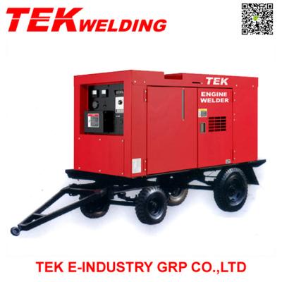 China TEK-SAE-500A Hotels Diesel Engine Welding Trailer for sale