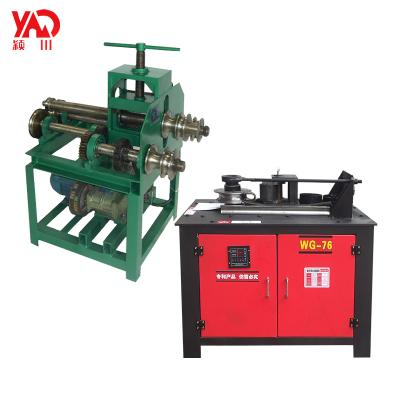 China Building Material Shops 51 Pipe Bending Machine Pipe Hand Bender 76mm Hydraulic Rotary Suction Bender for sale