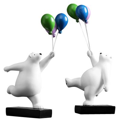 China Creative Europe decoration wall decoration wall living room TV cabinet room office decorations to send girls the balloon bear for sale