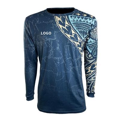 China New Design Custom Sublimation Anti-UV Fishing Wear Men's Upf 50+ Outdoor Quick Dry Fishing Shirts for sale