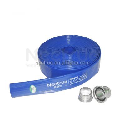 China 6 Inch PVC PVC Lay Hose Water Discharge Flat Hose For Agricultural Farm for sale