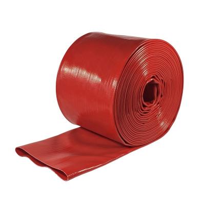 China High Pressure And Evironment-friendly Reinforced Heavy Duty 6 Inch Pvc Lay PVC Flat Hose Water Discharge Flexible Hose for sale