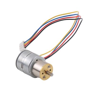 China 2 Phases High Precision 20mm Pm Stepper Motor With Circular Gearbox 18 Degree Step Angle for home appliance equipment for sale