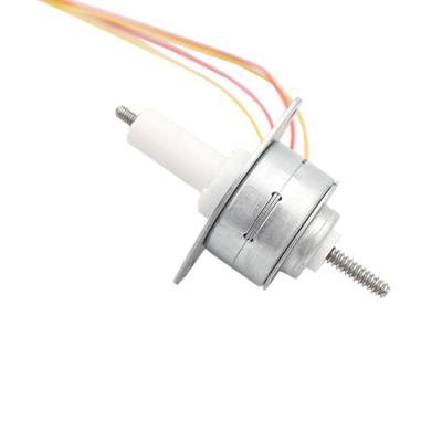 China IP30 zeichnet linearer MikroSchrittmotor 12VDC 53Ω 4 25BYZ-A022-01D zu verkaufen