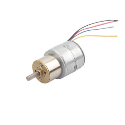 China el micrófono de 20m m 12v DC adaptó la precisión de Forhigh del motor de pasos 2 el motor de pasos VSM20-MG de Mini Geared del alambre de la fase 4 en venta