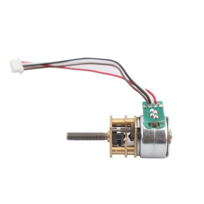 China Alta eficiencia 15mm Micro Metal Gearmotor 2 fase bipolar motor paso a paso para equipos de precisión Impresora 3D en venta