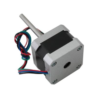 China NEMA17 6mm Ronde Schacht Bipolaire Stepper 1,8 Graad 42mm Hybride Stepper Motor Te koop