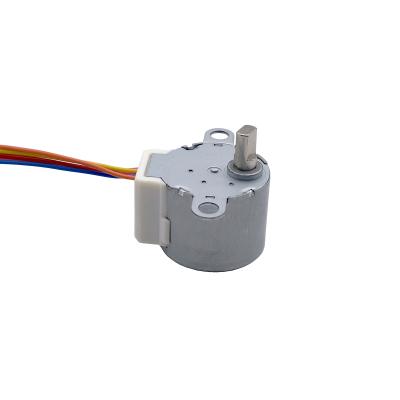 China 12V Voltage 24mm Diameter 11.25 Degree Step Angle Permanent Magnet Stepper Motor for sale