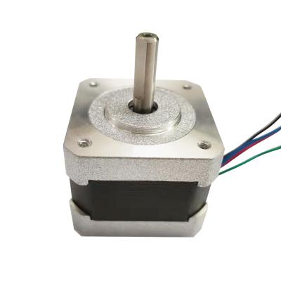 China 42mm square hybrid stepper motor 1.8 degree step angle Nema17 stepper motor for sale