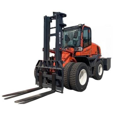 China Powerful High Efficiency 3.5ton Off Road Forklift All Terrain Forklift 4wd Rough Terrain Forklift for sale