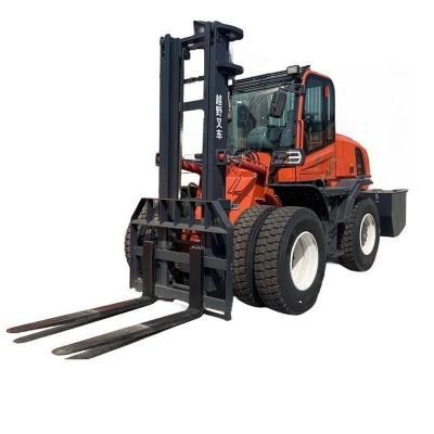 China Rough Terrain Forklift 3.5 Ton Capacity Fork Lift Truck Off Road Heavy Duty Truck All Rough Terrain Forklift for sale