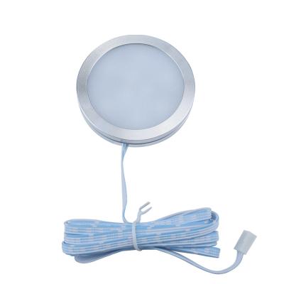 China Modern Dimmable RGB Color Changing Remote Control Under Cabinet Puck Night Light for sale