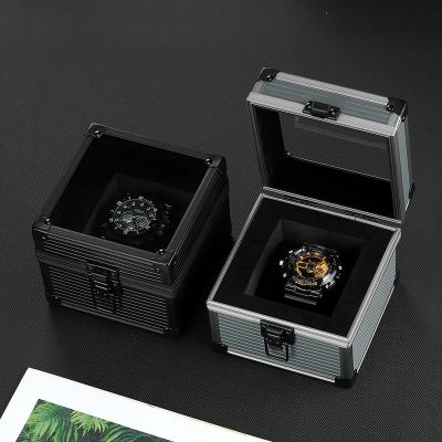 China Wholesale Men's Watch Storage Box OEM Design Luxury Elegant Simple Watch Gift Packaging Box With Pillow for sale