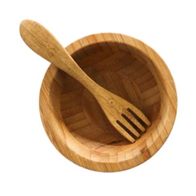 China Eco-riendly Sustainable Material Bamboo Wooden Tableware For Bowl Can for sale