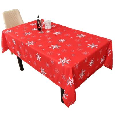 China Wholesale Custom Used Rectangle Blue Dining Table Waterproof Set Table Cloths With Tassel Decoration For Wedding for sale