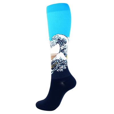 China Breathable Polyester Simple Performance Make Your Own Outdoor Towel No Toe Open Soft Nylon Compression Socks for sale