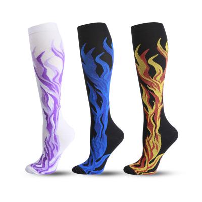 China Adult 4xl 30-40mmhg 15-20 Ankle Compression Breathable Non-Slip Custom Anti-fatigue Running Socks for sale