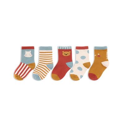 China Lovely Sporty Casual Kids Choice Cotton Comfortable OEM Customized Pack Socks for sale