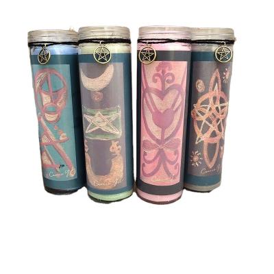 China Religious activities wholesale church candle glass candle 7 day holy church candle for sale