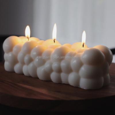 China Large Birthdays Bubble Candle with 3 Wick Candles for Home Scented Soy Wax Jar Candles for sale