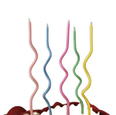 China Colorful Birthday Candle Birthday Cake Candles In Holders Cake Toppers And Decoration for sale