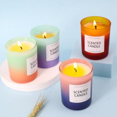 China Aromatherapy Scented Jar Candles Smokeless Strong Scent Long Lasting Candle for sale