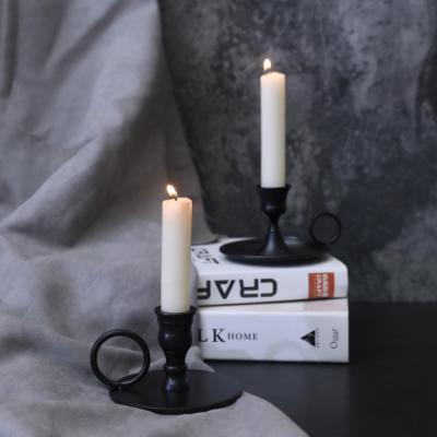 China Simple Home Hand-Held European Retro Wrought Iron Decoration Candlelight Candlelight Dinner Decoration Ornaments for sale