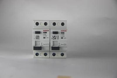 China UKCA 30mA-300mA Residual Current Circuit Breaker RCCB Type EV 10kA for sale