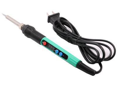 China Regular Soldering Plant Direct 60W Performance Mini Adjustable Temperature Electric Soldering Iron Digital LCD Screen Display For Precise Electrical Work for sale