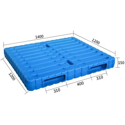 China Double Faced 1400*1200*150mm Double Side Pallet Blowing Plastic for sale