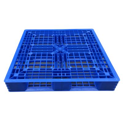 China Single Faced 1100 X 1100 Mm Storage And Export Pallet Mobile Pallet Plastic for sale