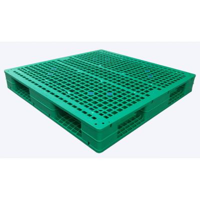 China Double Sided 1100 x 1000 Chinese Hard Single Side Plastic Pallet Price Injection Molding Plastic Pallets for sale