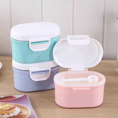 China 2021 Innovative Products Baby Food Box PP Milk Powder Portable Milk Powder Container BPA Free Storage Containers for sale