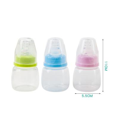 China BPA Free 60ML Cute Baby Feeding Bottle Juice Little Bottle For Infant Bottle for sale