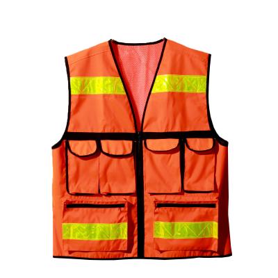 China Reflection sports wear high visibility safety vest with OEM service for sale