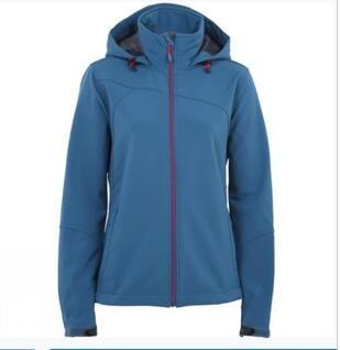 China Polyester/Nylon Adults active hooded ski jacket for sale