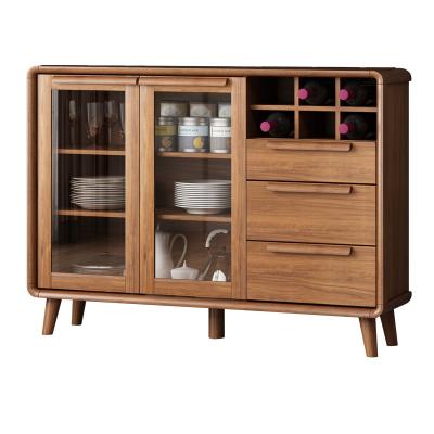 China Modern Dining Room Sideboard Cabinet Sideboard with Open Shelf Wine Rack Console Sideboard for Home for sale