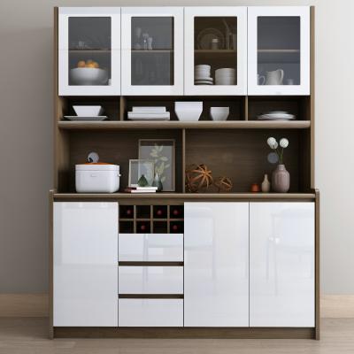 China Modern Nordic White Sideboard Storage Cabinet Wine Storage Cabinet Luxury Wooden Multifunctional Sideboard for sale