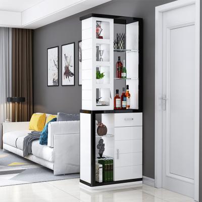 China Modern minimalist living room wine cabinet room cabinet screen entry divider home cabinet for sale