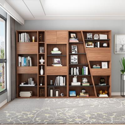 China Chinese new modern furniture large large bookcase, wooden book shelves for living room for sale