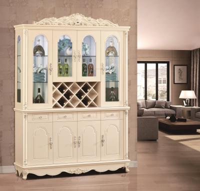 China Modern Luxury Home Furniture Living Room Wood Cabinet Wine Glass Cabinet Living Room Wine Cabinet for sale